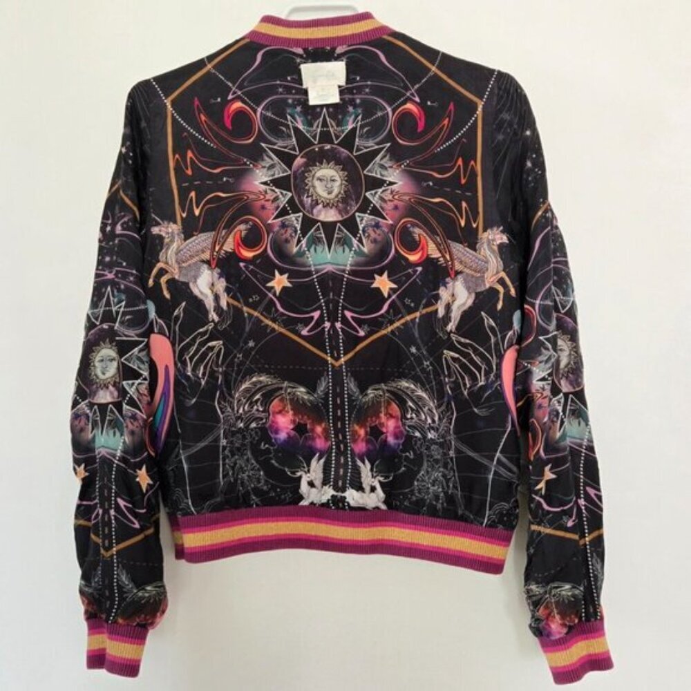 Camilla Tropic Of Neon Bomber Jacket Reversible Small - Picture 8 of 14